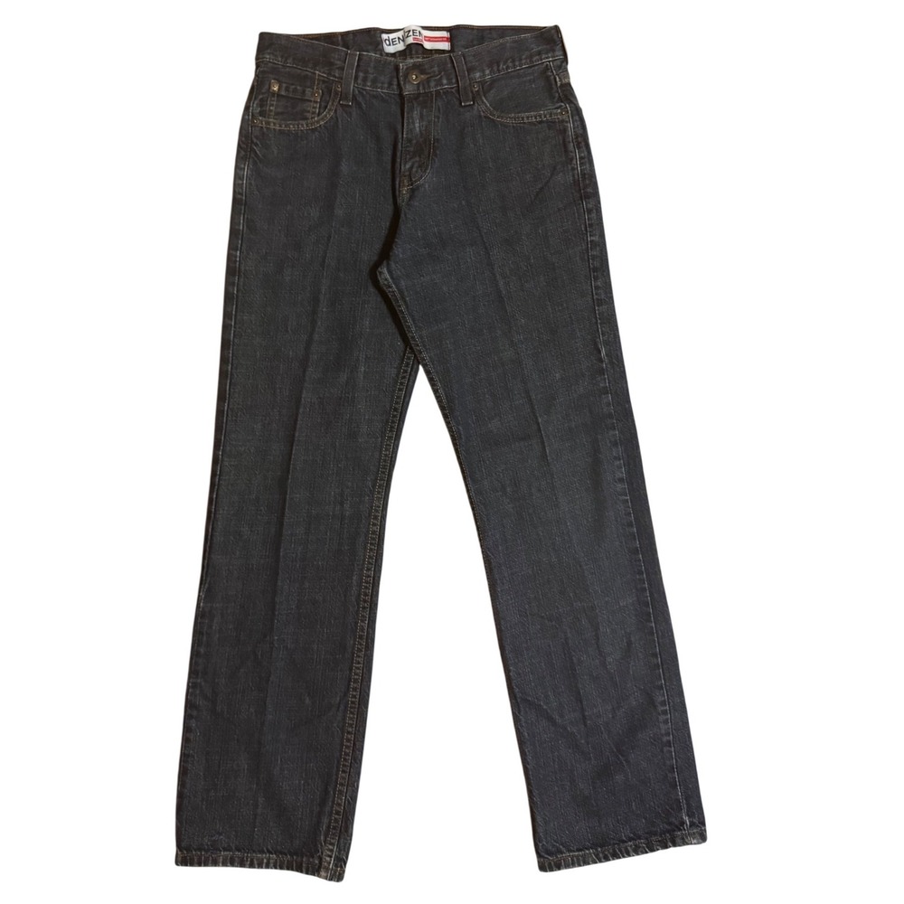Denizen Women Blue Jeans W30 L32 High Rise Loose Wide Leg